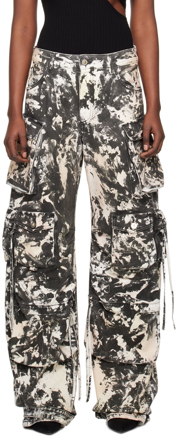 Штани карго The Attico Attico Fern Cargo Jeans Різнокольоровий | 242WCP84 D072