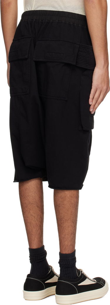 Шорти Rick Owens Rick Owens DRKSHDW Hollywood Creatch Drawstring Cargo Shorts чорний | DU01E3382 RIG, 2