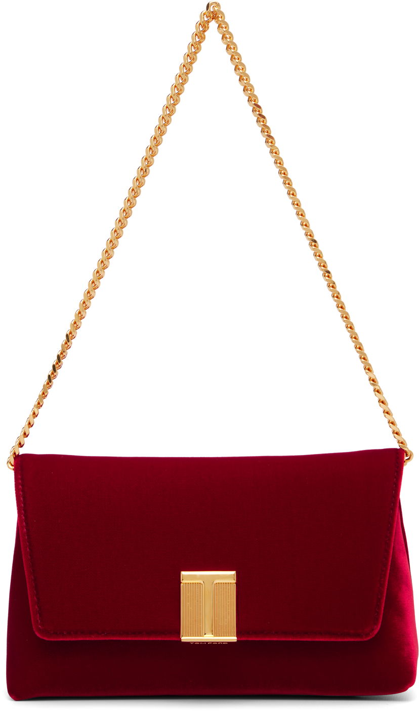 Сумочка Tom Ford TOM FORD Velvet Mini Bag Червоний | L1886-TVE001X
