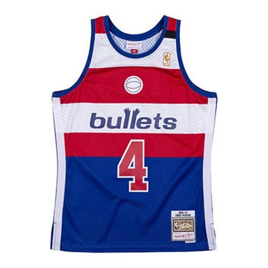 Джерсі Mitchell & Ness Mitchell & Ness Bullets Basketball Jersey Синій | SMJYCP19069-WBURYRD96CWE