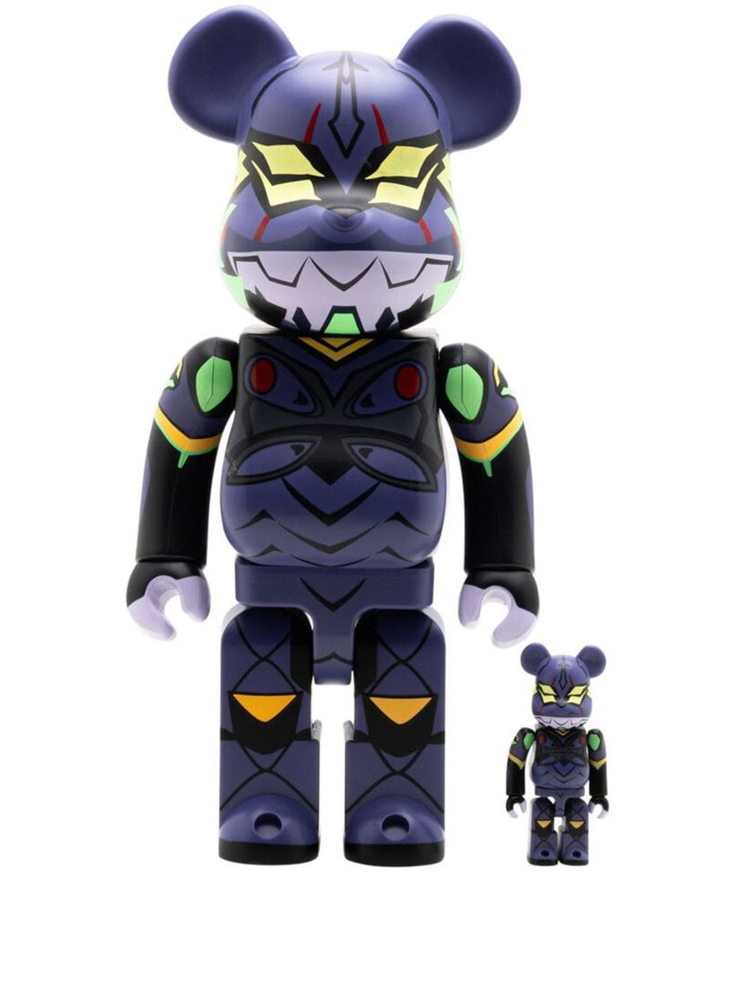 Колекційний Medicom Toy Evangelion Unit 13 "New Paint Version" BE@RBRICK 100% and 400% figure set - Purple темно-синій | MEDI294922270822