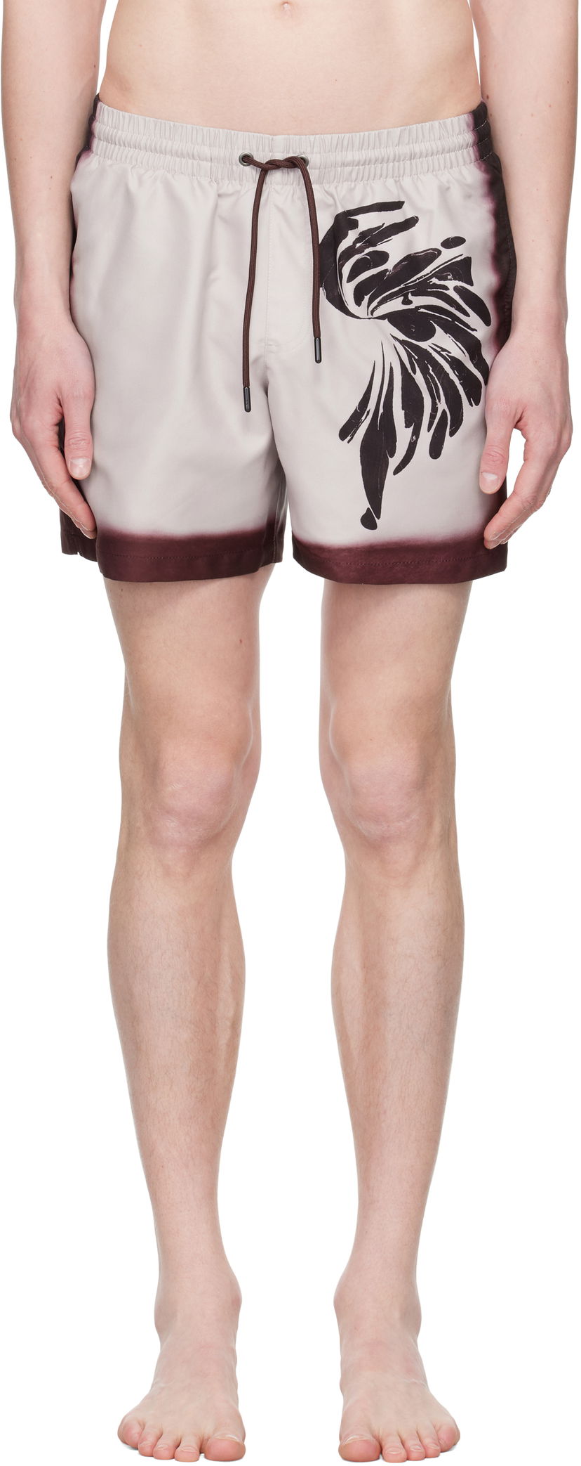 Купальники Dries Van Noten Dries Van Noten Printed Swim Shorts бежевий | 251-082500-1433