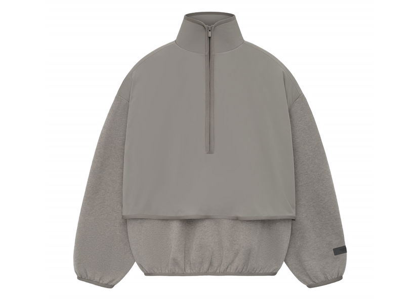 Світшоти Fear of God Core Collection Nylon Fleece Mockneck Dust/Heather Grey Сірий | 202SU244301F
