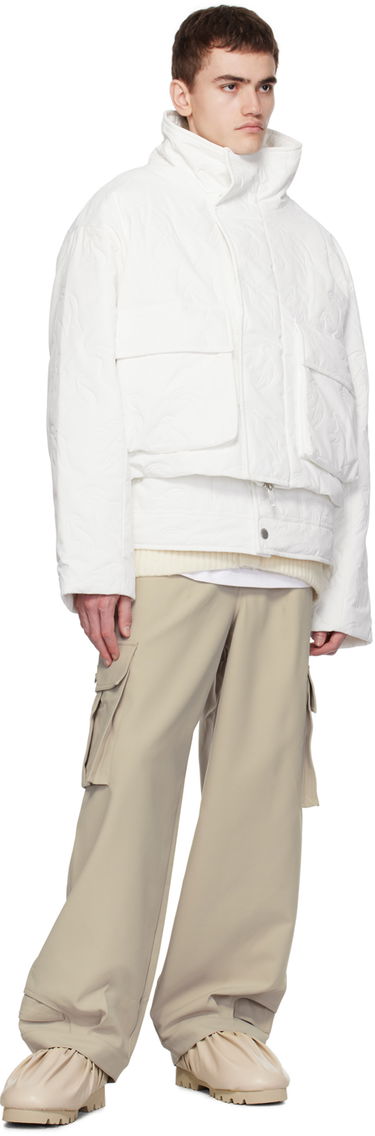 Пуховик Feng Chen Wang Feng Chen Wang Embossed Jacket білий | FUF16JK38, 3