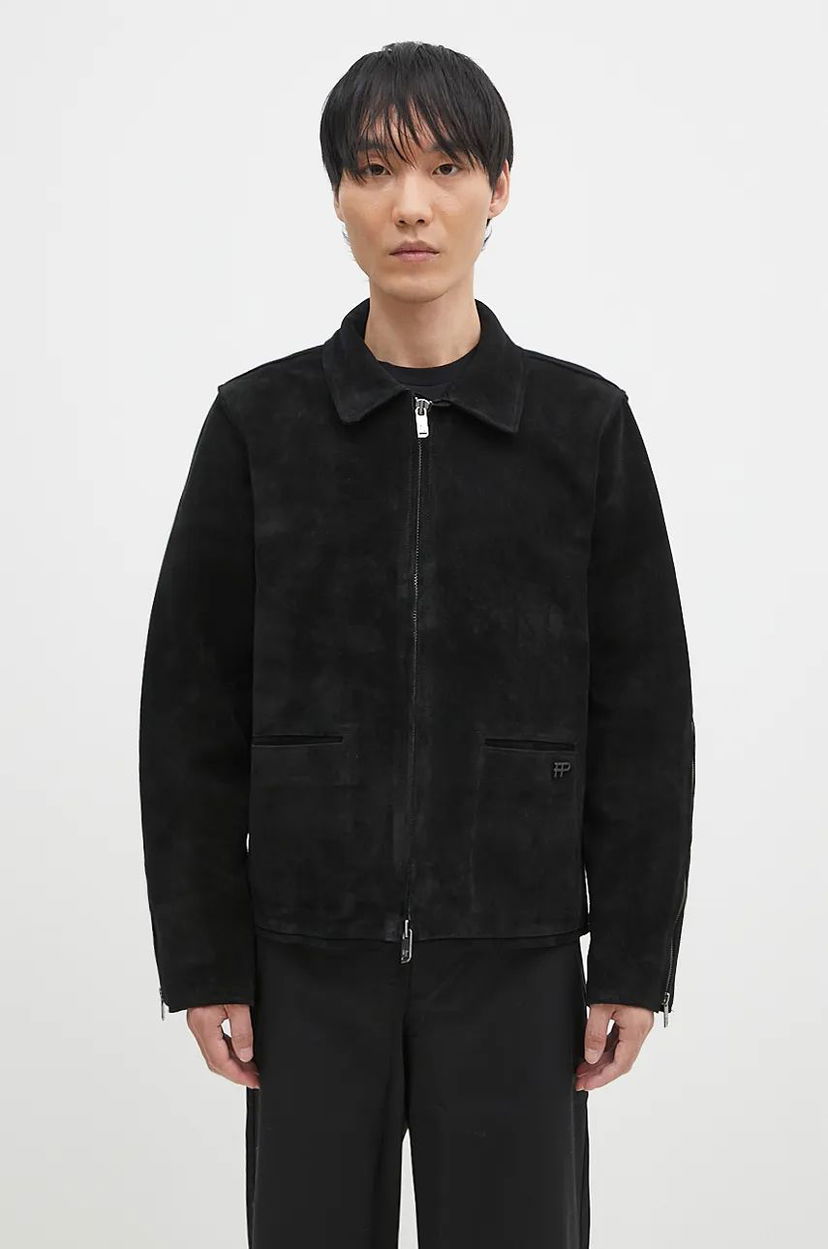 Куртка Filling Pieces Leather Jacket Suede чорний | 75922791861