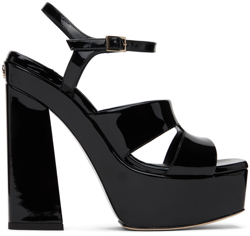 Аксесуари Jimmy Choo Jimmy Choo Ellison/PF 140 Platform Heeled Sandals чорний | ELLISON/PF 140 PAT