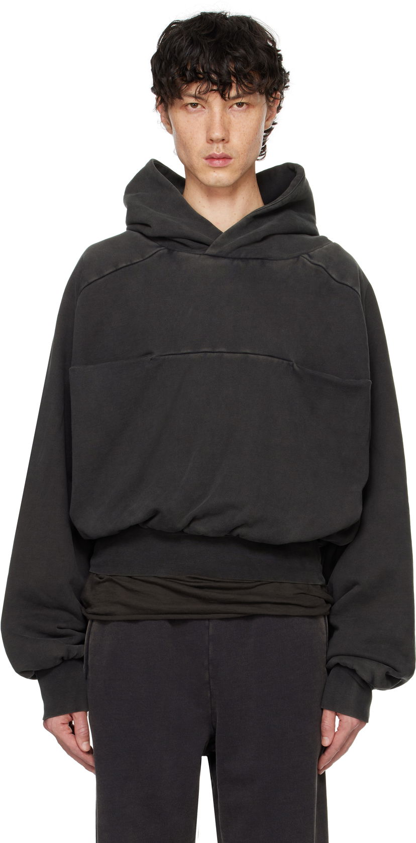Світшоти Entire Studios Double Hoodie чорний | ES2367WB