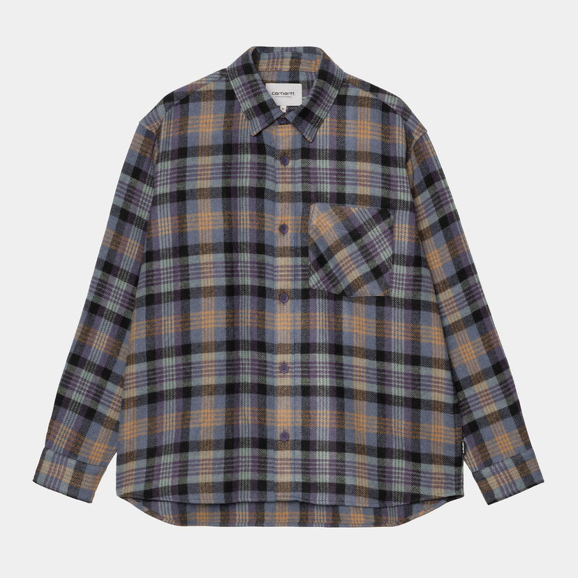 Сорочка Carhartt WIP Carhartt WIP Dern Long Sleeve Shirt Синій | I035331_10