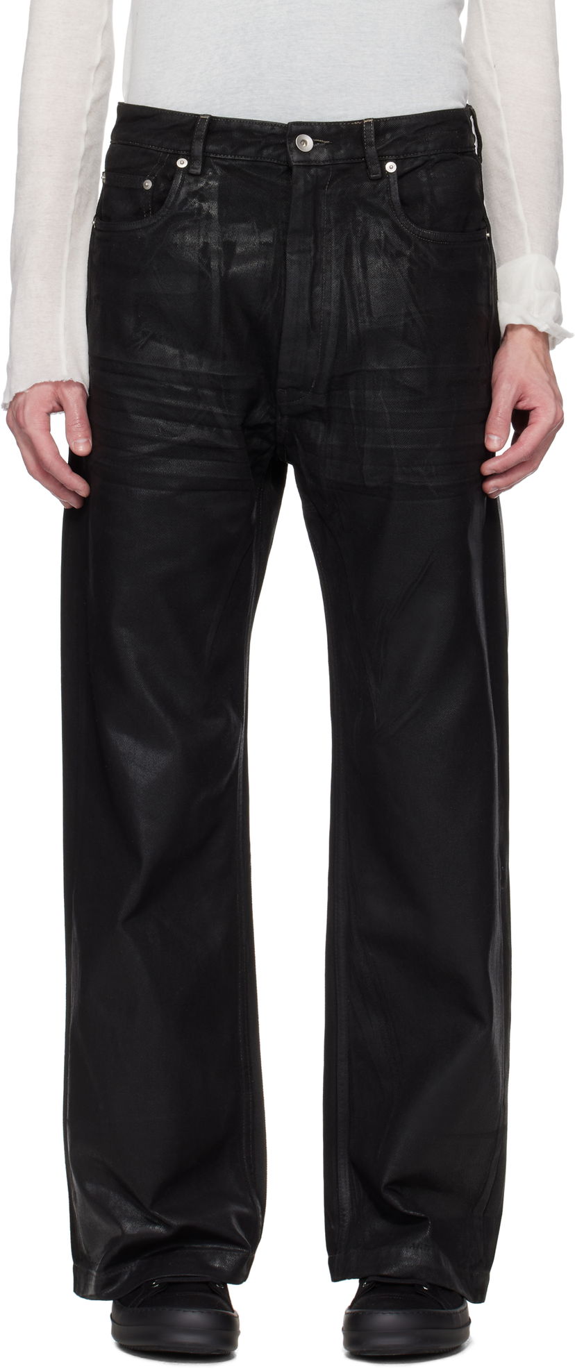 Джинси Rick Owens Rick Owens DRKSHDW Hollywood Geth Jeans чорний | DU01E3351 DCF
