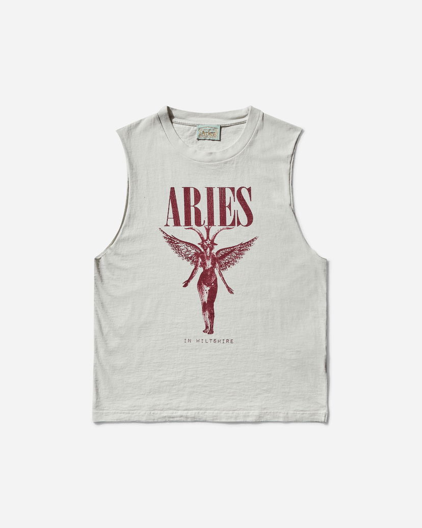 Безрукавка Aries Faded Muscle Vest бежевий | AR4002703 OFFWHT