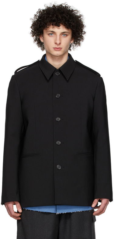 Сорочка We11done We11done Regular Collar Jacket чорний | WD-JK1-22-084-M-BK, 0