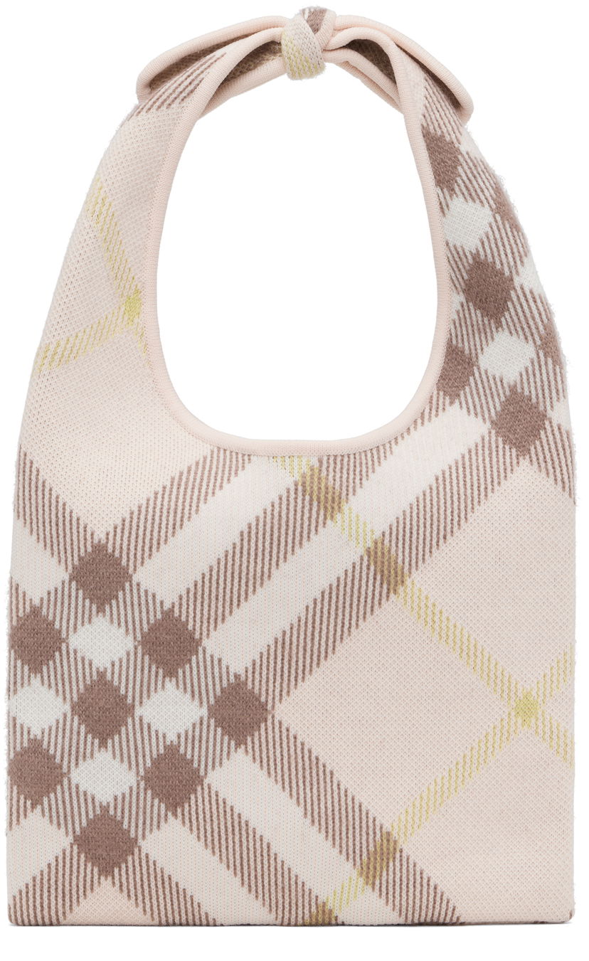 сумка-тоут Burberry Burberry Check Tie Tote Bag Рожевий | 8112008
