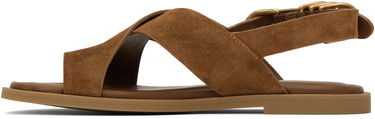 Аксесуари rag & bone rag & bone Gia Suede Crossover Sandals Коричневий | WFF25SF1004SU04, 2