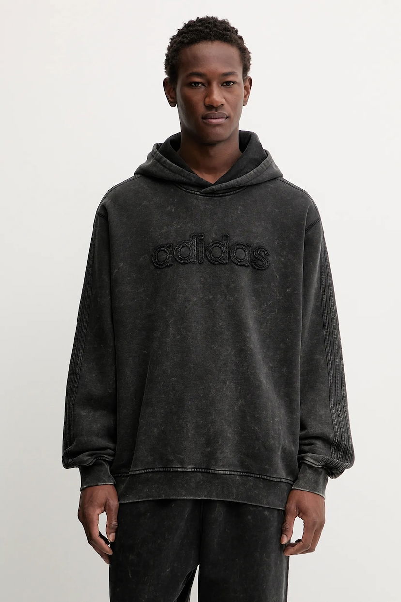Світшоти adidas Originals Originals Washed Appliqué Logo Hoodie чорний | JY2792