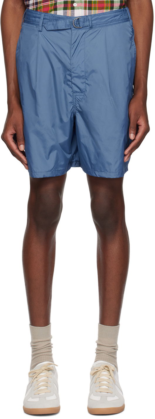 Шорти BEAMS Beams Plus Belted Shorts Синій | 38250023139