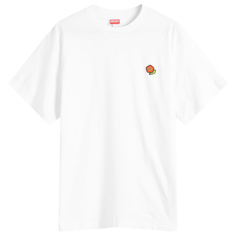 Футболка KENZO Pop Crest Embroidered Classic T-Shirt (Off White), Size Large білий | FF55TS5284SG-02