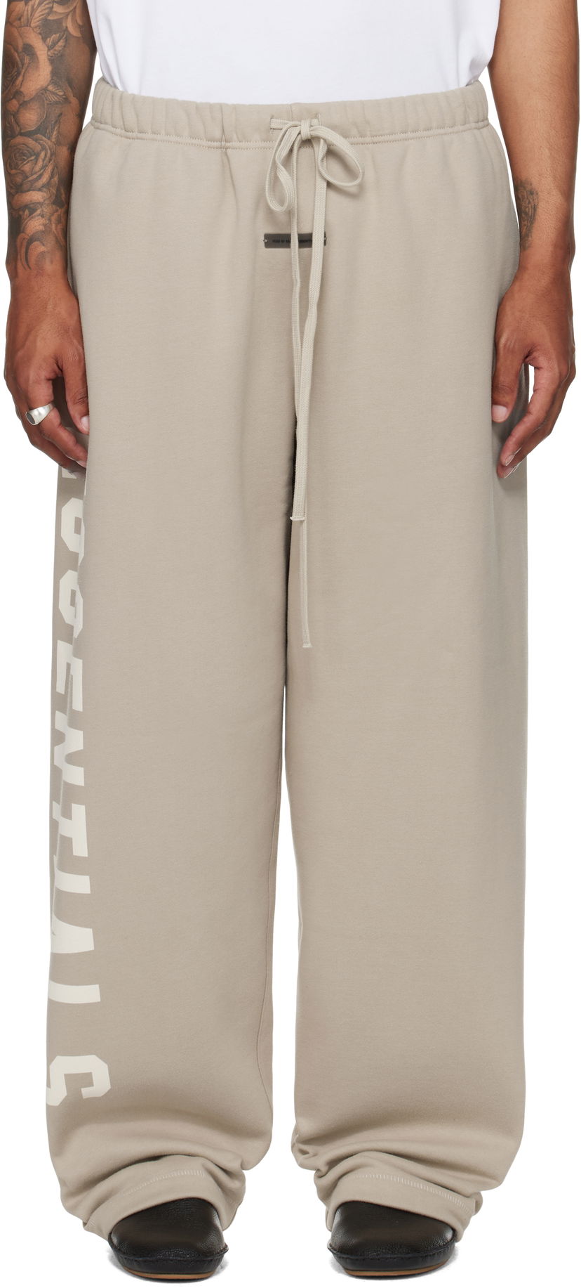Спортивні штани Fear of God ESSENTIALS Fleece Lounge Sweatpants бежевий | 130SP254321F