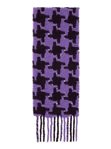 Шарф Acne Studios Houndstooth Scarf Фіолетовий | CA0153-