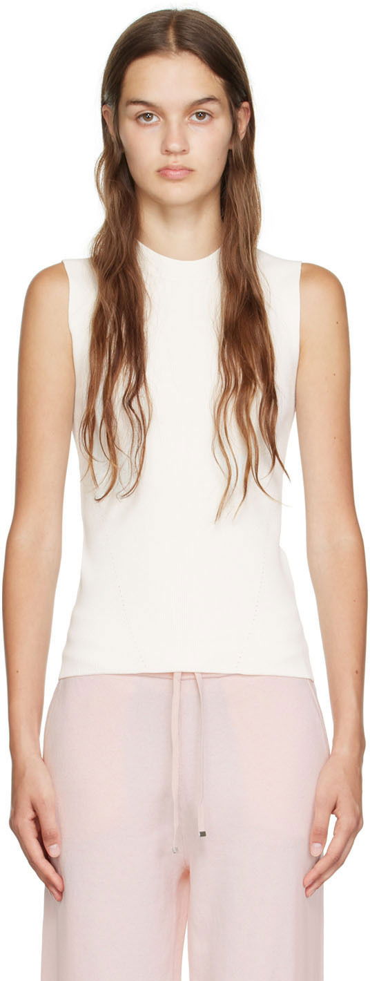 Безрукавка BOSS Sleeveless Tank Top білий | 50471663 10242275