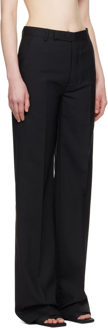 Штани Rick Owens Rick Owens Hollywood Dietrich Wide-Leg Trousers чорний | RP01E7302 ZL, 1