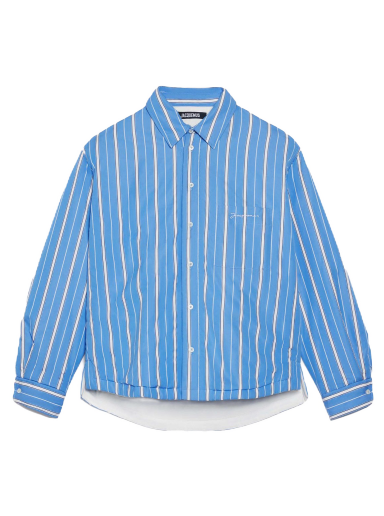 Сорочка Jacquemus La Chemise Boulanger Бірюзовий | 236SH105-1453-3BR