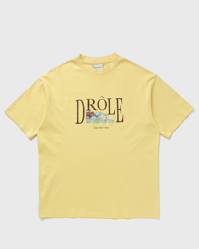 Футболка Drôle de Monsieur Drôle de Monsieur Le Tennis Court T-Shirt XXL Жовтий | G-TS246-CO002-LYL