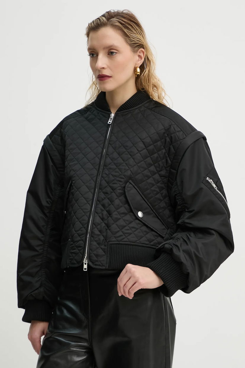 Куртка бомбер STAND STUDIO Stand Studio Kezia Quilted Bomber Jacket чорний | 66377.8669