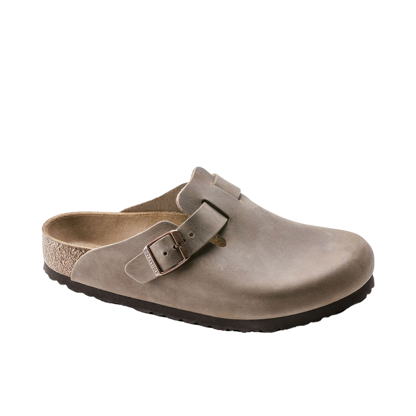 Кросівки та взуття Birkenstock Boston Oiled Leather Narrow Fit Сірий | 960813