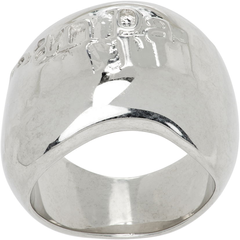 Кільце Jean Paul Gaultier Jean Paul Gaultier Silver-Tone "The Logo" Ring Металік | 25/03-W-JW002-X053-91