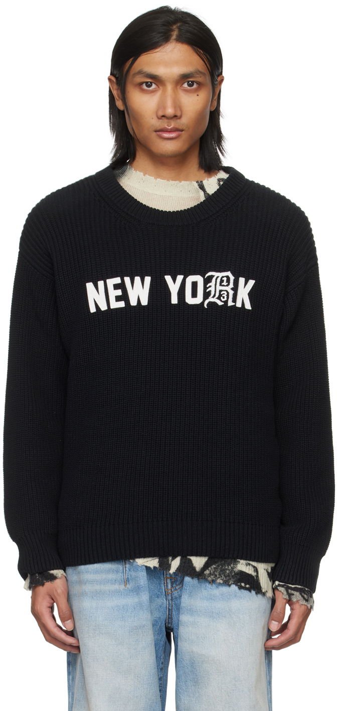 Cветр R13 R13 'New York' Knit Sweater чорний | R13WY199-Y016C