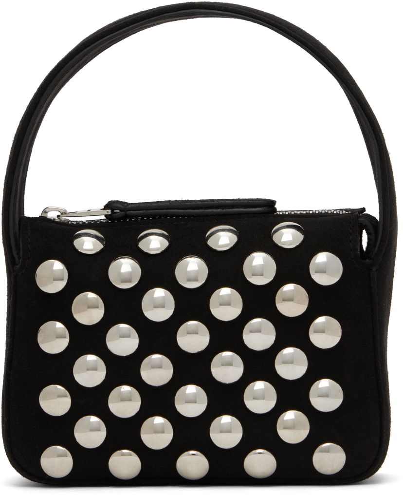 Сумочка Khaite Studded Suede Handbag чорний | H5011-849