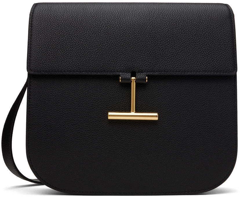 Сумка Tom Ford Grain Leather Shoulder Bag чорний | L1761-LCL095G