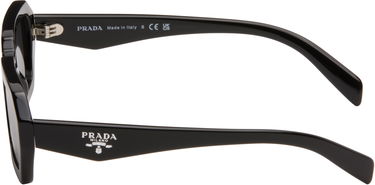 Сонцезахисні окуляри Prada Angular Rectangle Acetate Sunglasses чорний | 0PR A12S 8056597967884, 2
