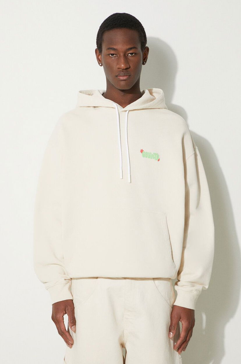 Світшоти Marcelo Burlon Solsticio Comfort Hoodie Print бежевий | CMBB106S24FLE0060C50