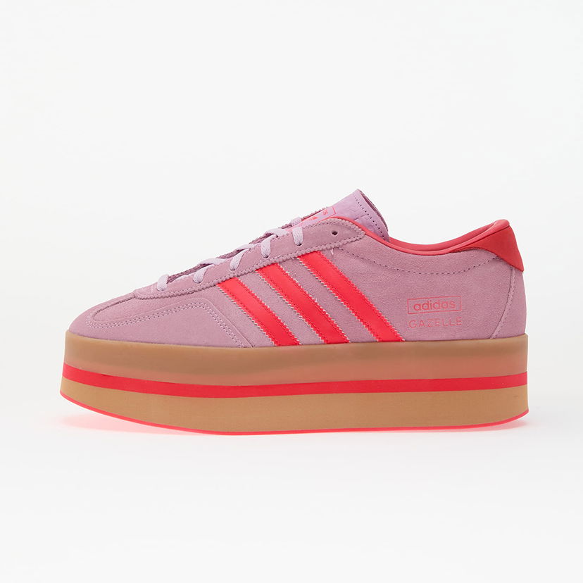 Кросівки та взуття adidas Originals Gazelle Stack W Bliss Lilac/ Lucid Red/ Gum Рожевий | JS3925