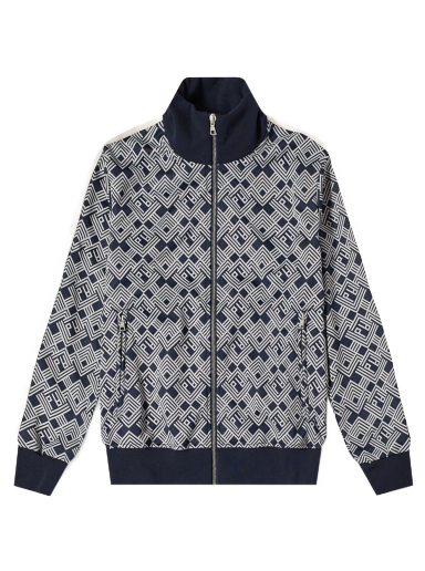 Куртка Palm Angels Jaquard Monogrammed Track Jacket Сірий | PMBD001S22FAB0024603