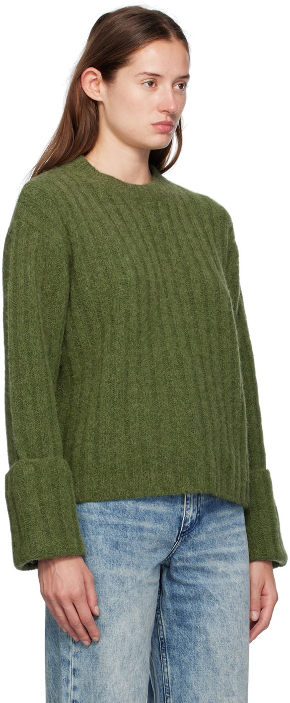 Cветр rag & bone Rag & Bone Stassi Crewneck Sweater Зелений | WAS24F066ON66, 1