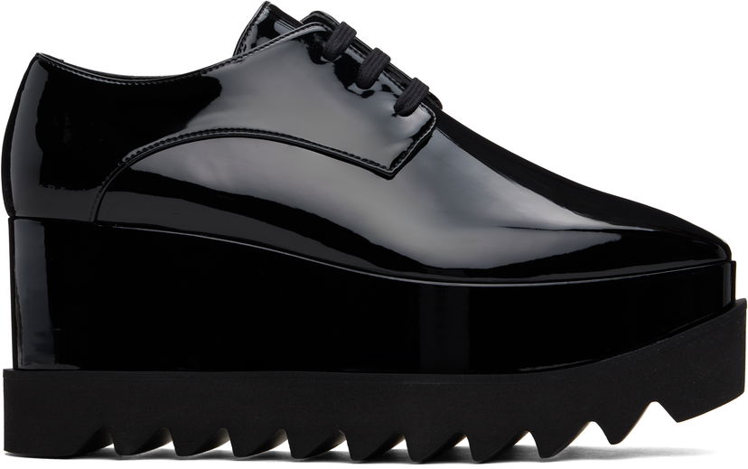 Кросівки та взуття Stella McCartney Elyse Monochrome Platform Derbys чорний | 810479AP0AT0