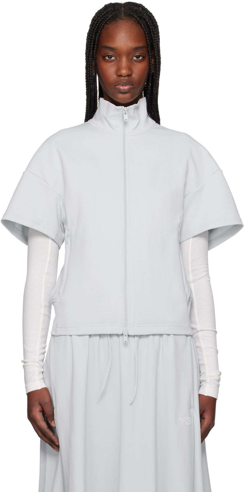 плаття Y-3 Y-3 Short Sleeve Track Jacket Сірий | JL6671
