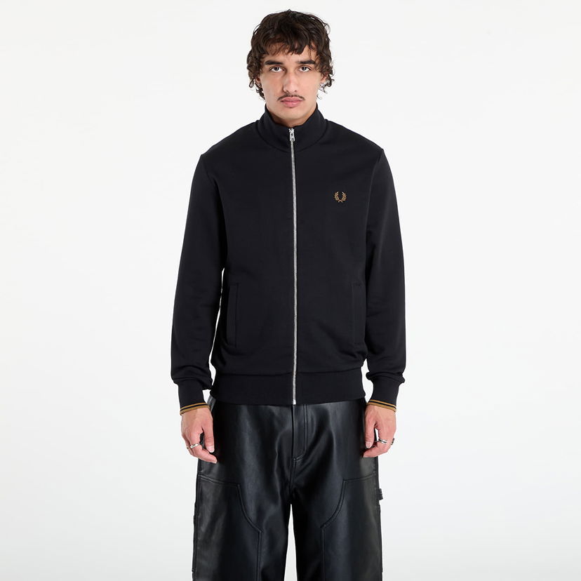 Світшоти Fred Perry Fred Perry Zip Through Sweatshirt чорний | J1327 102