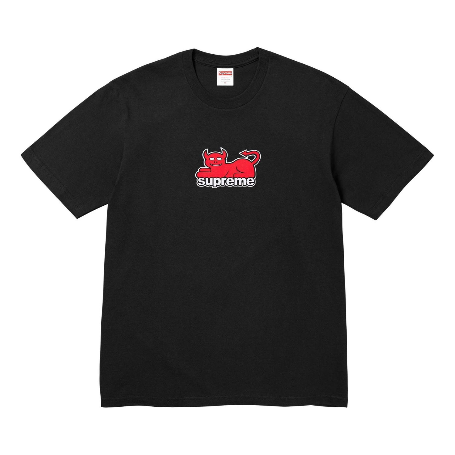 Футболка Supreme Toy Machine Devil Cat Graphic Tee чорний | SUP-SS24-069, 0