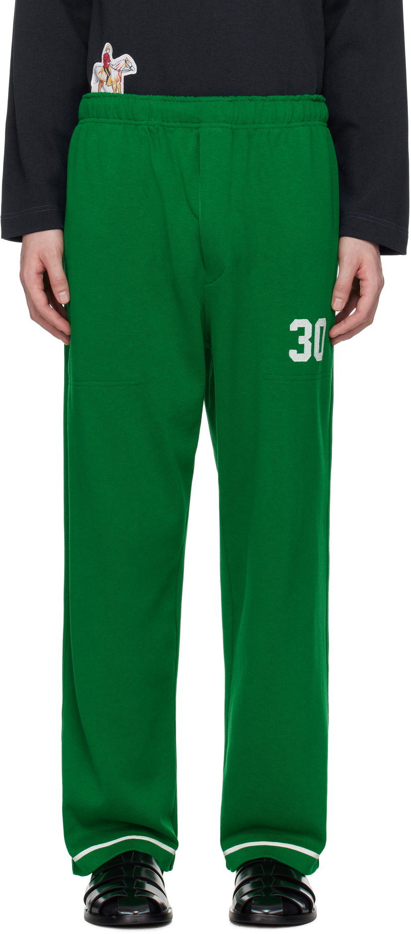 Спортивні штани Bode Bode Sophomore Sweatpants Зелений | MRS25CS032