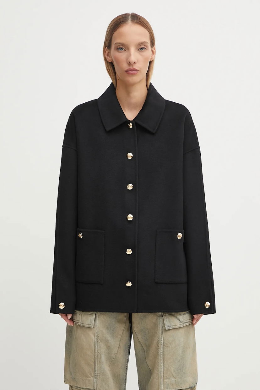 Куртка Anine Bing Anine Bing Cashmere Blend Jacket чорний | A.01.10442
