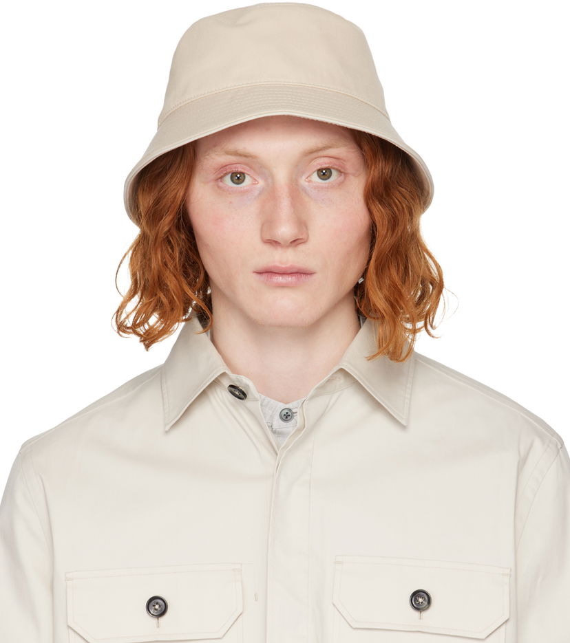 Капелюх ZEGNA Bucket Cotton Hat бежевий | Z7I02HA7-B7B