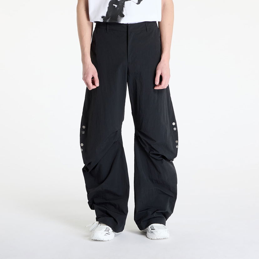 Штани карго HELIOT EMIL HELIOT EMIL Ferro Wide-Leg Trousers чорний | SS25_M_10_193_BLK01