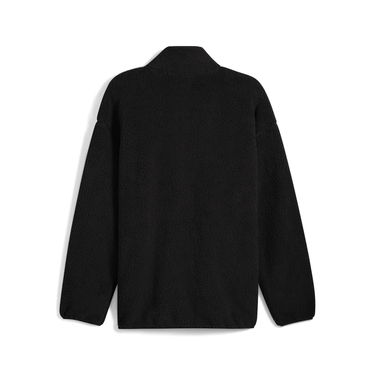 Куртка Puma Essentials Elevated Relaxed Fit Faux Shearling Full-Zip Jacket чорний | 688259_01, 4