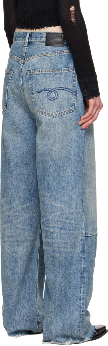 Джинси R13 R13 Wayne Articulated Knee Jeans Синій | R13WD146-D149C, 2