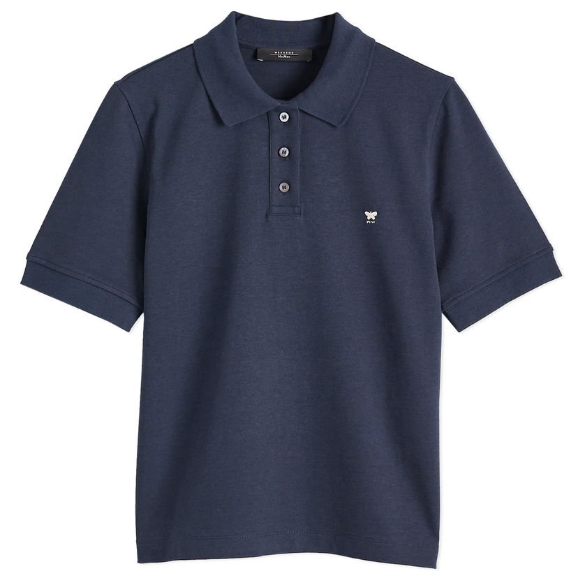 Сорочка поло Max Mara Women's Scena Polo Shirt, Size Large темно-синій | 2515951011600