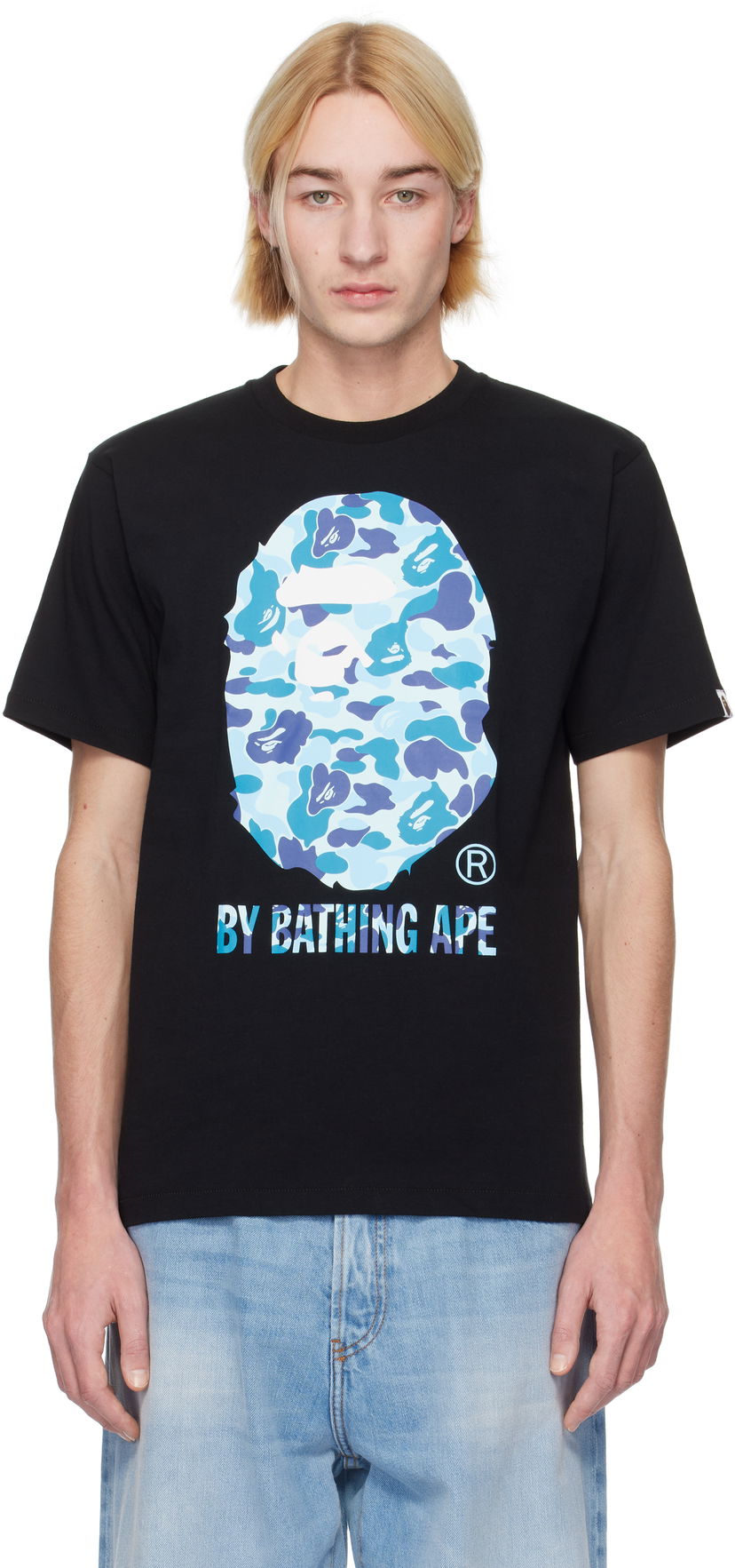 Футболка BAPE ABC Camo 'By Bathing Ape' T-Shirt чорний | 001TEK801006M
