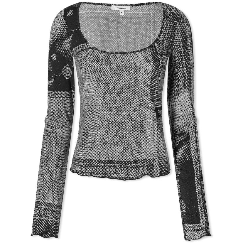 Футболка Miaou Miaou Victoire Long Sleeve Top чорний | 7116TJBSCI